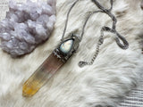 Rainbow Flame Wand Necklace
