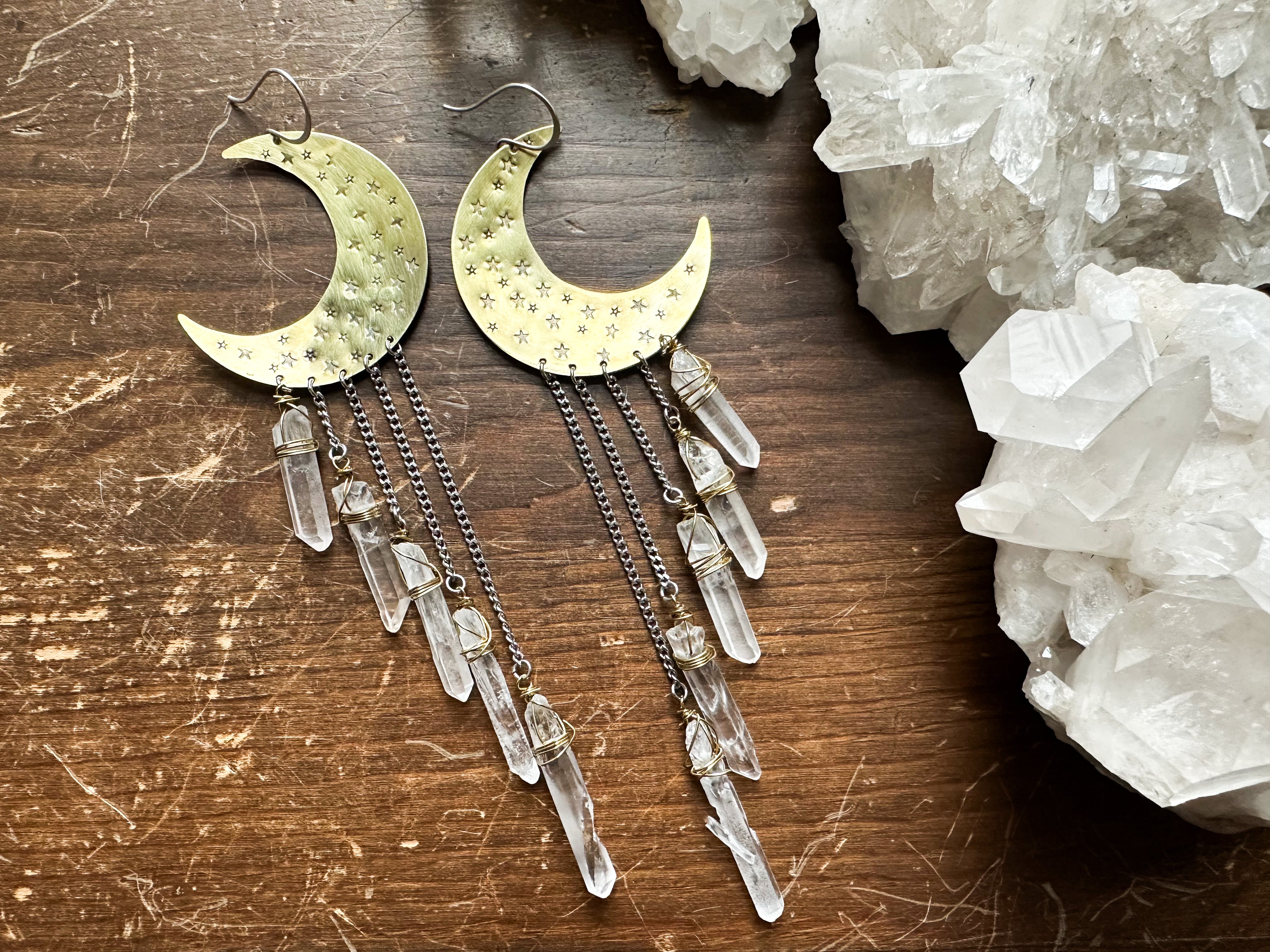 Celestial earrings- made to order