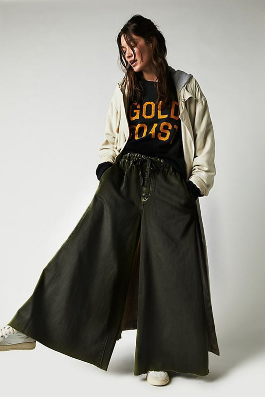 Free People Clover wide leg jeans size L new with tags