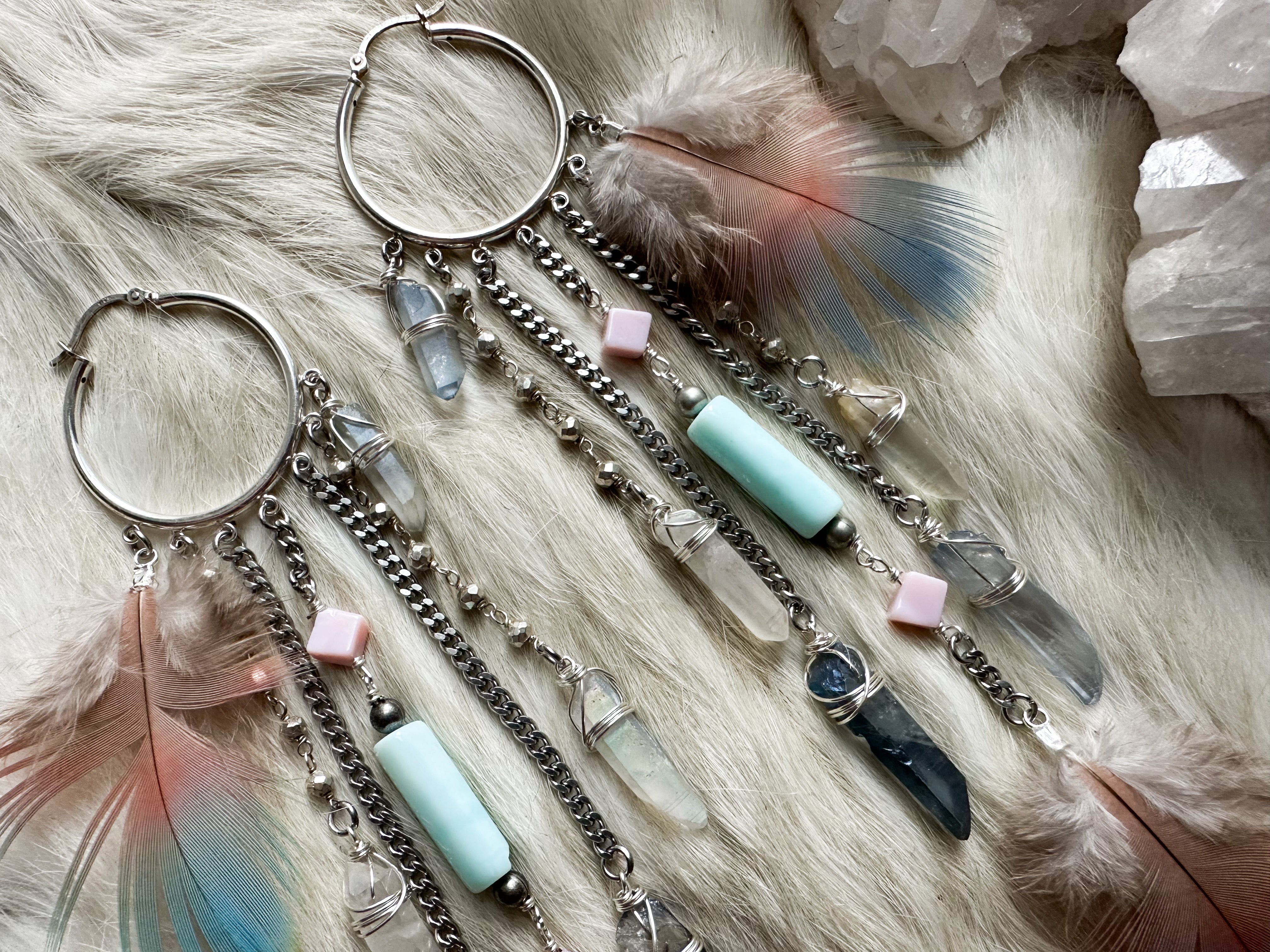 Quetzalcoatl earrings