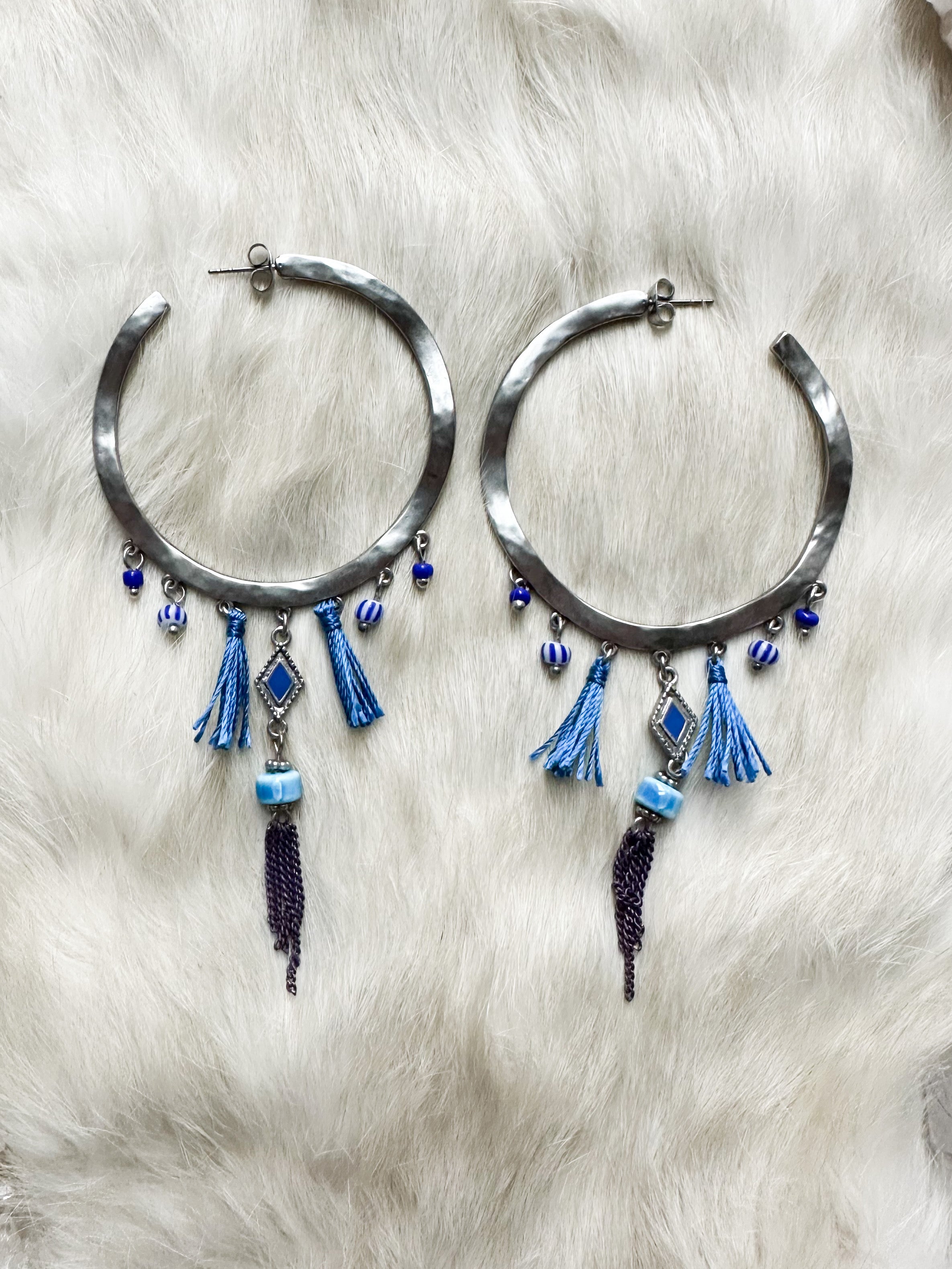 Free People Come Back Baby hoops earrings