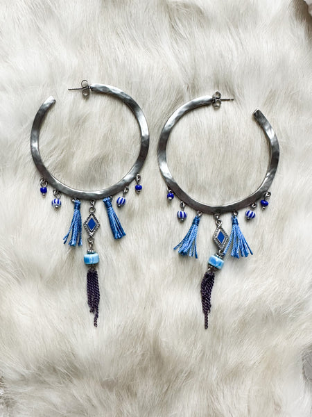 Free People Come Back Baby hoops earrings
