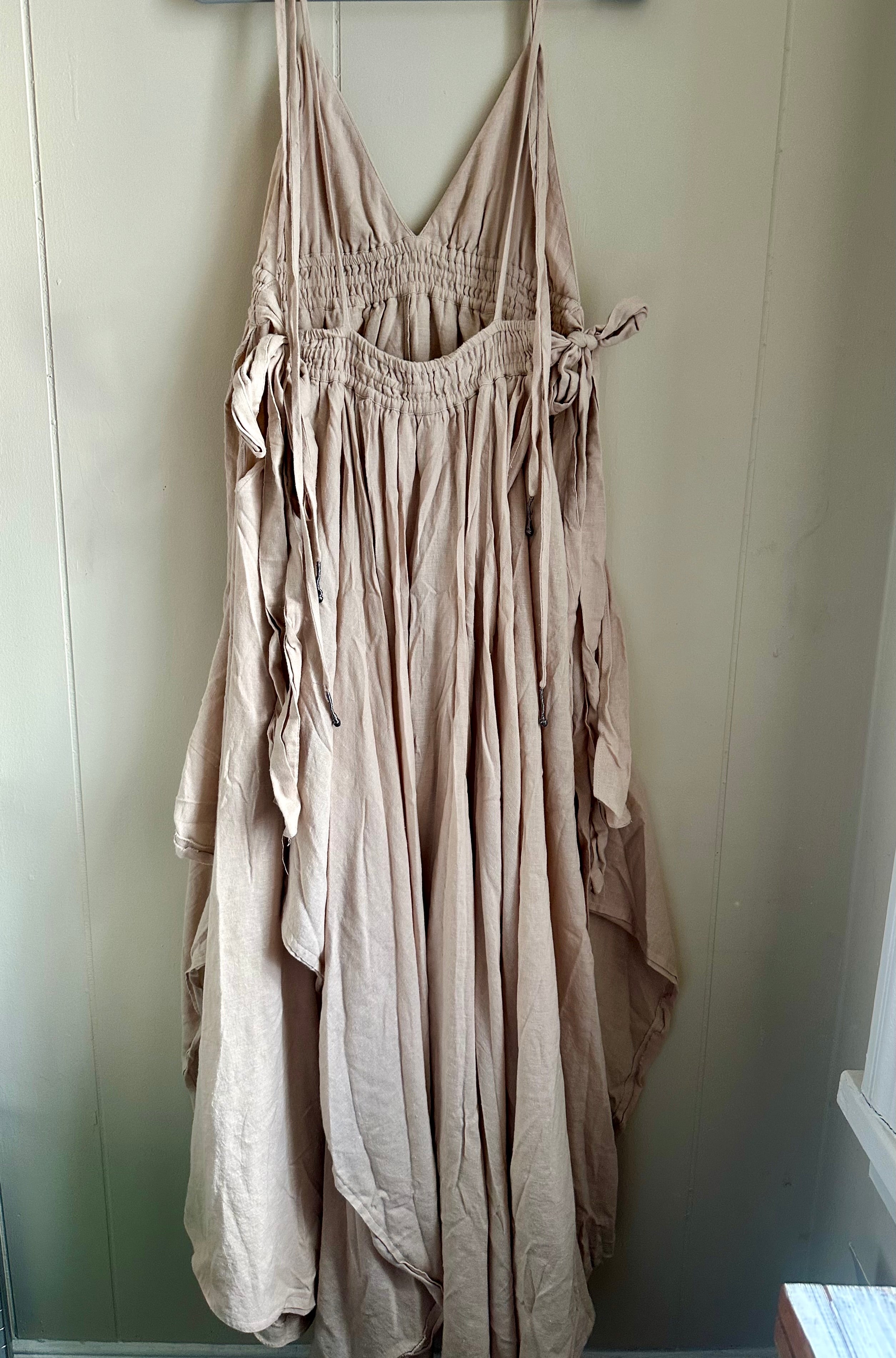 Free People tropical heat maxi dress Ivory rare size S