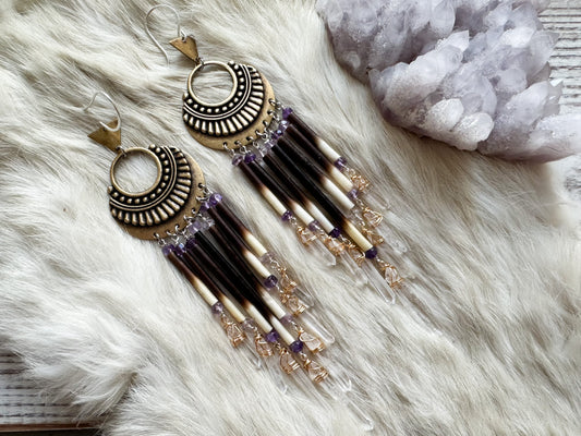 Nefertiti earrings