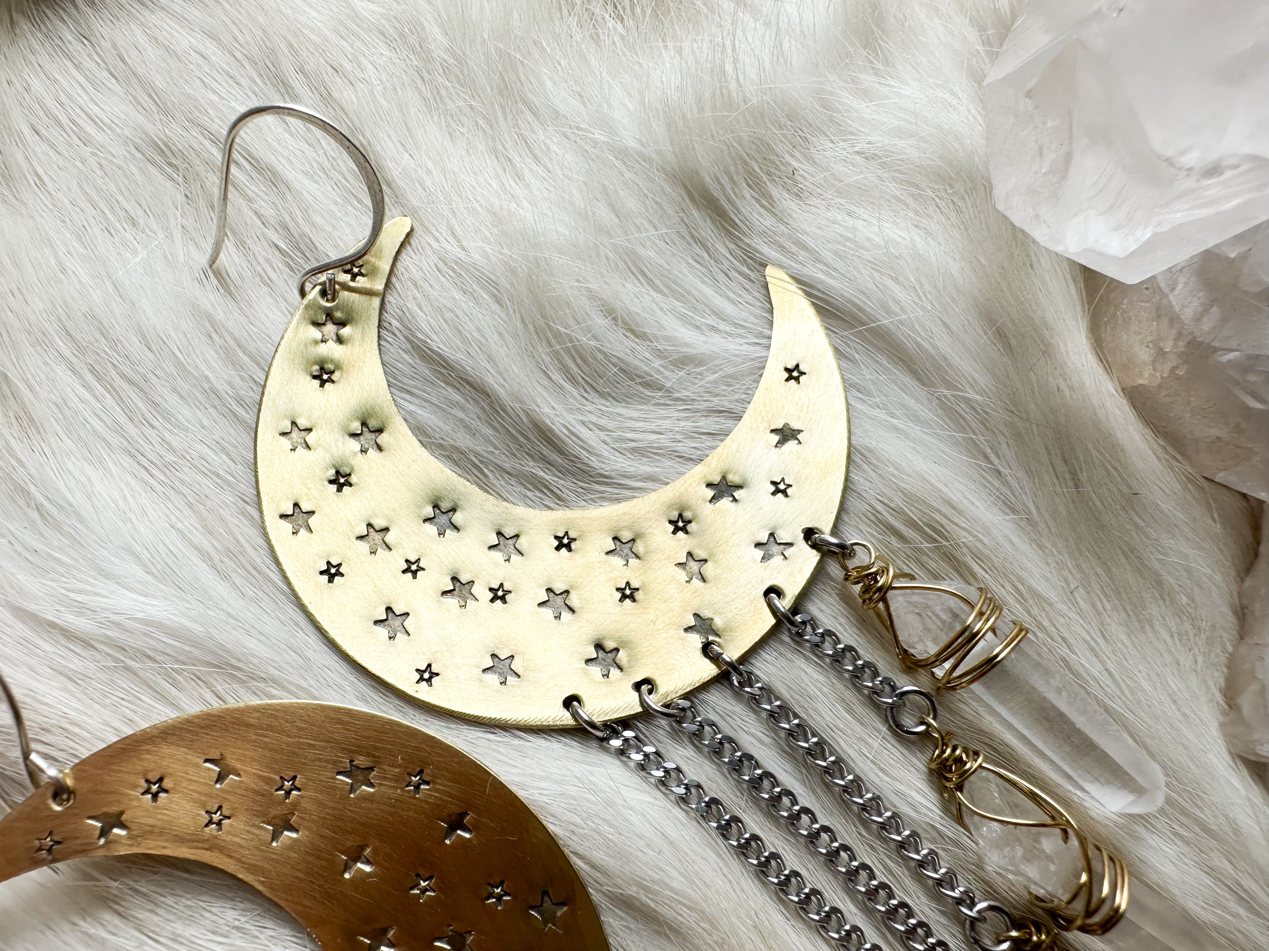 Celestial earrings- made to order
