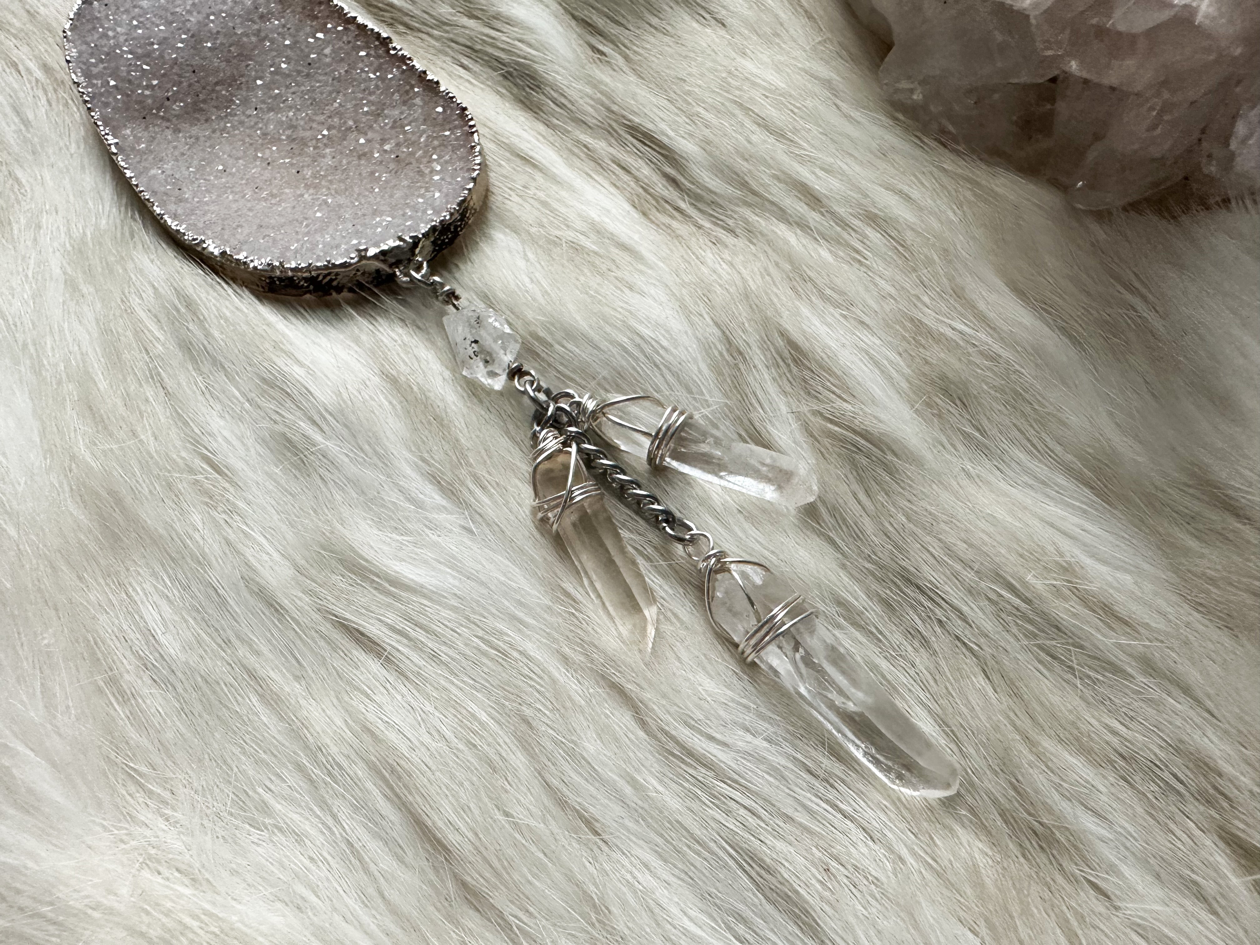 Heart portal necklace