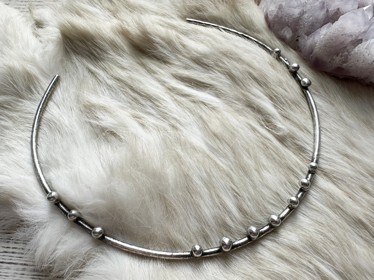 Studded neck cuff