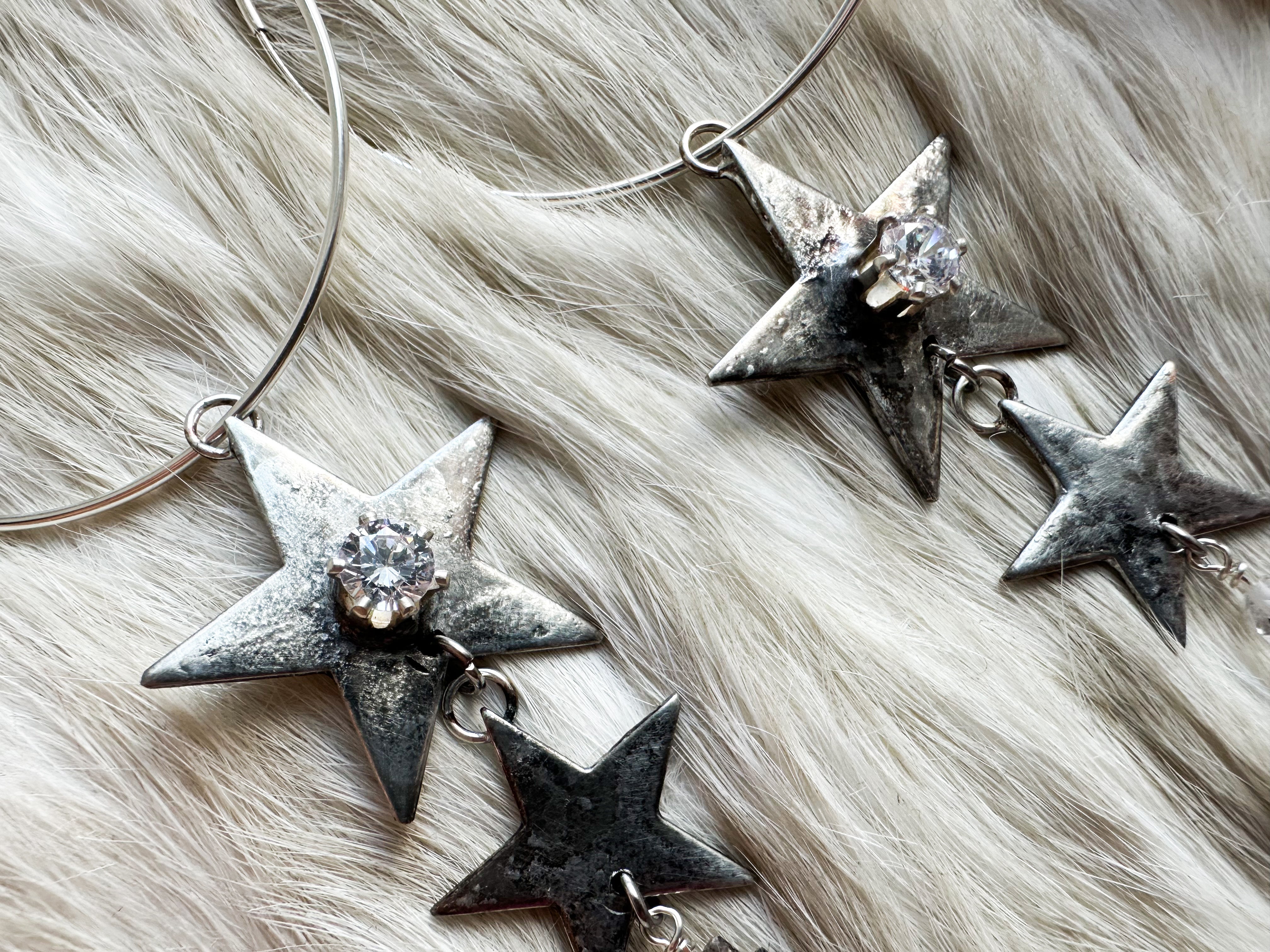 Starseed Starlight hoop earrings