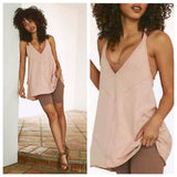 Free People Movement Tell Me About It tunic tank with pockets NWT size M