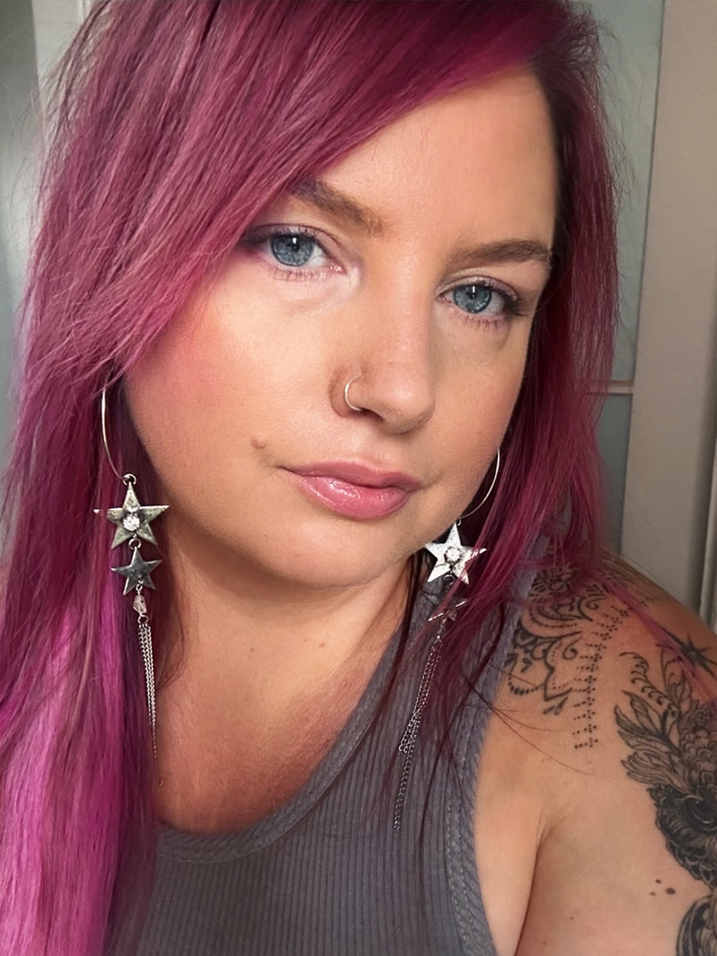 Starseed Starlight hoop earrings