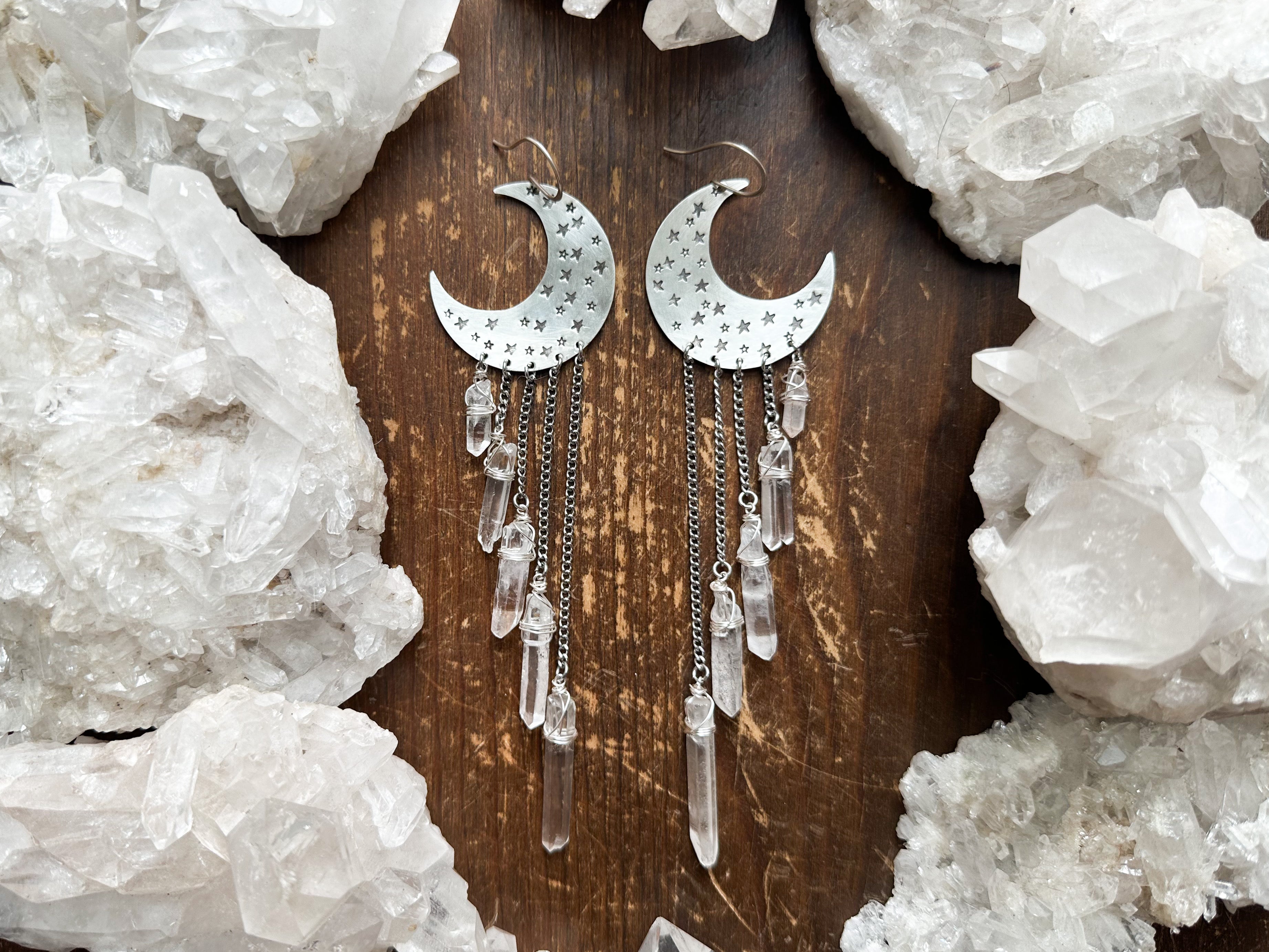 Celestial earrings- made to order