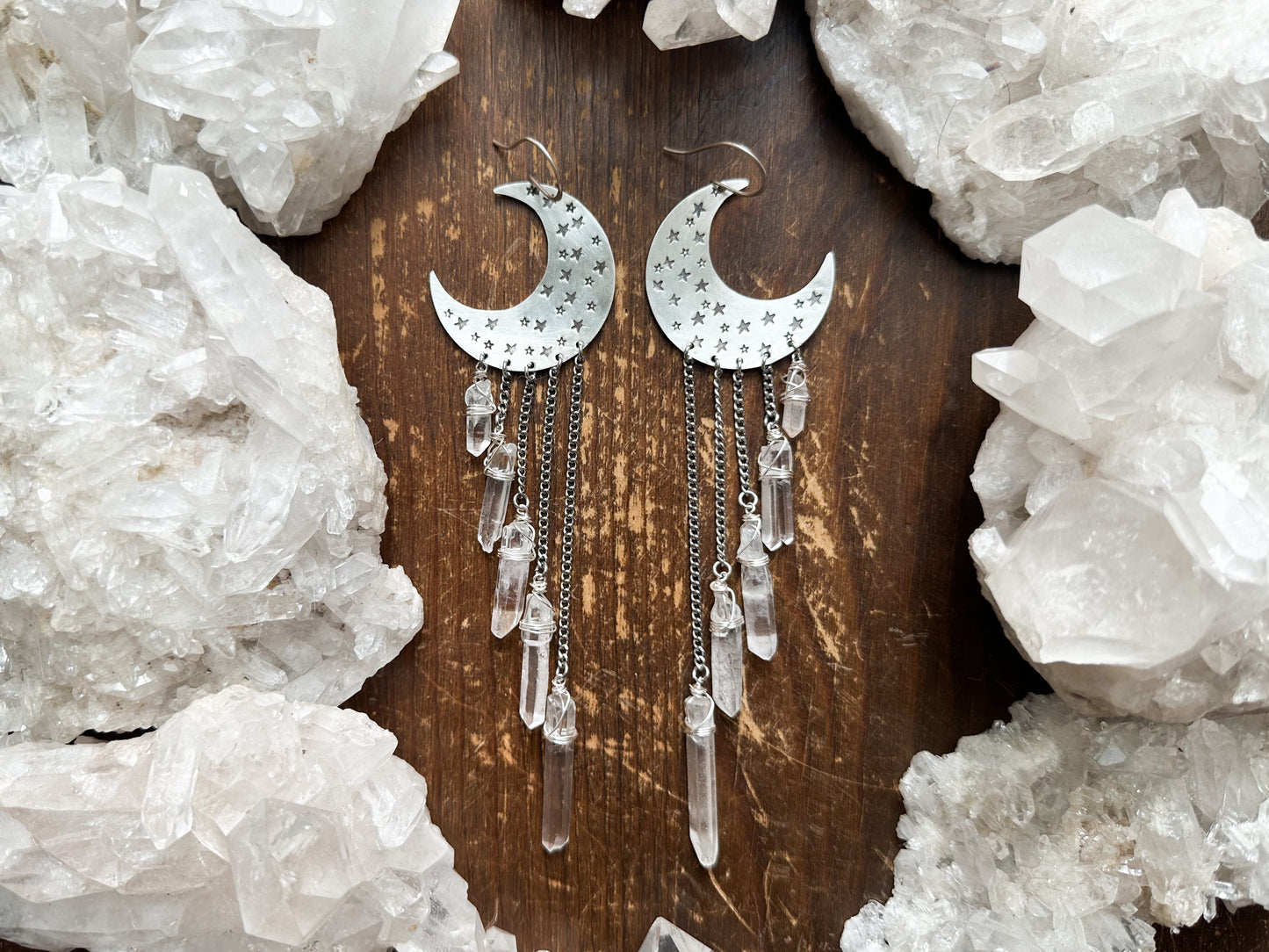 Celestial earrings- made to order