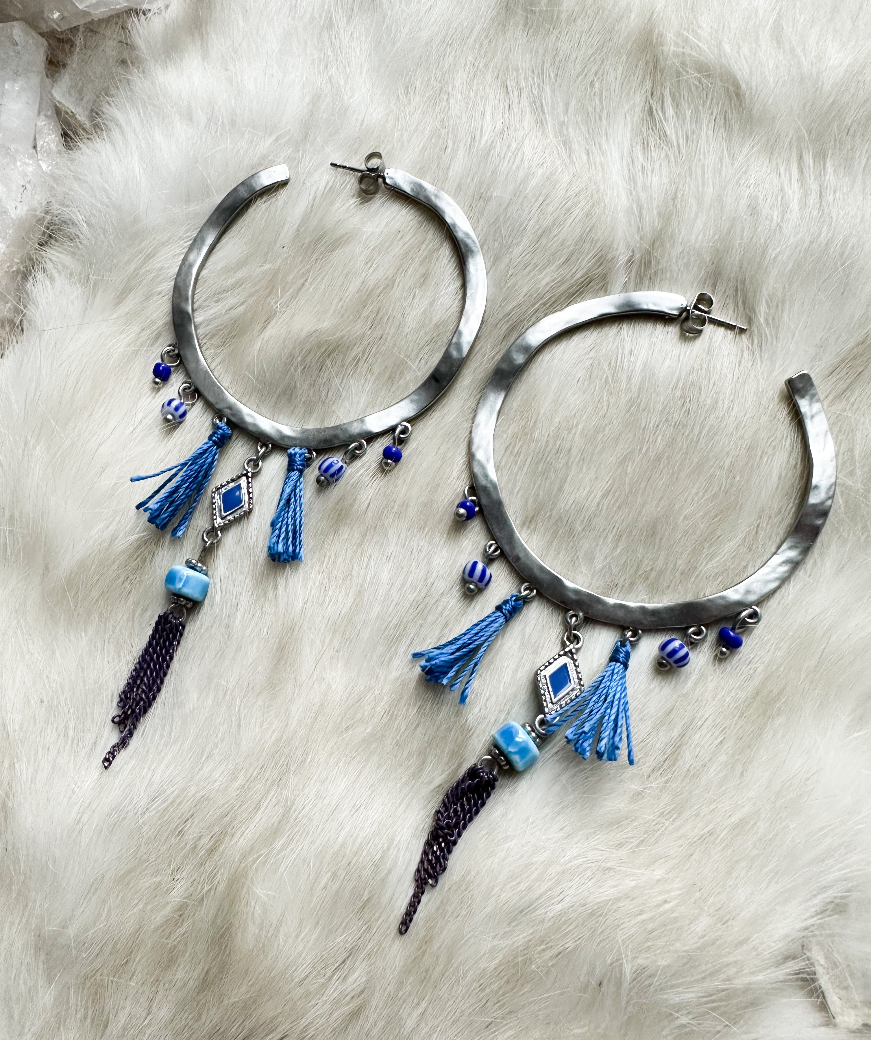 Free People Come Back Baby hoops earrings