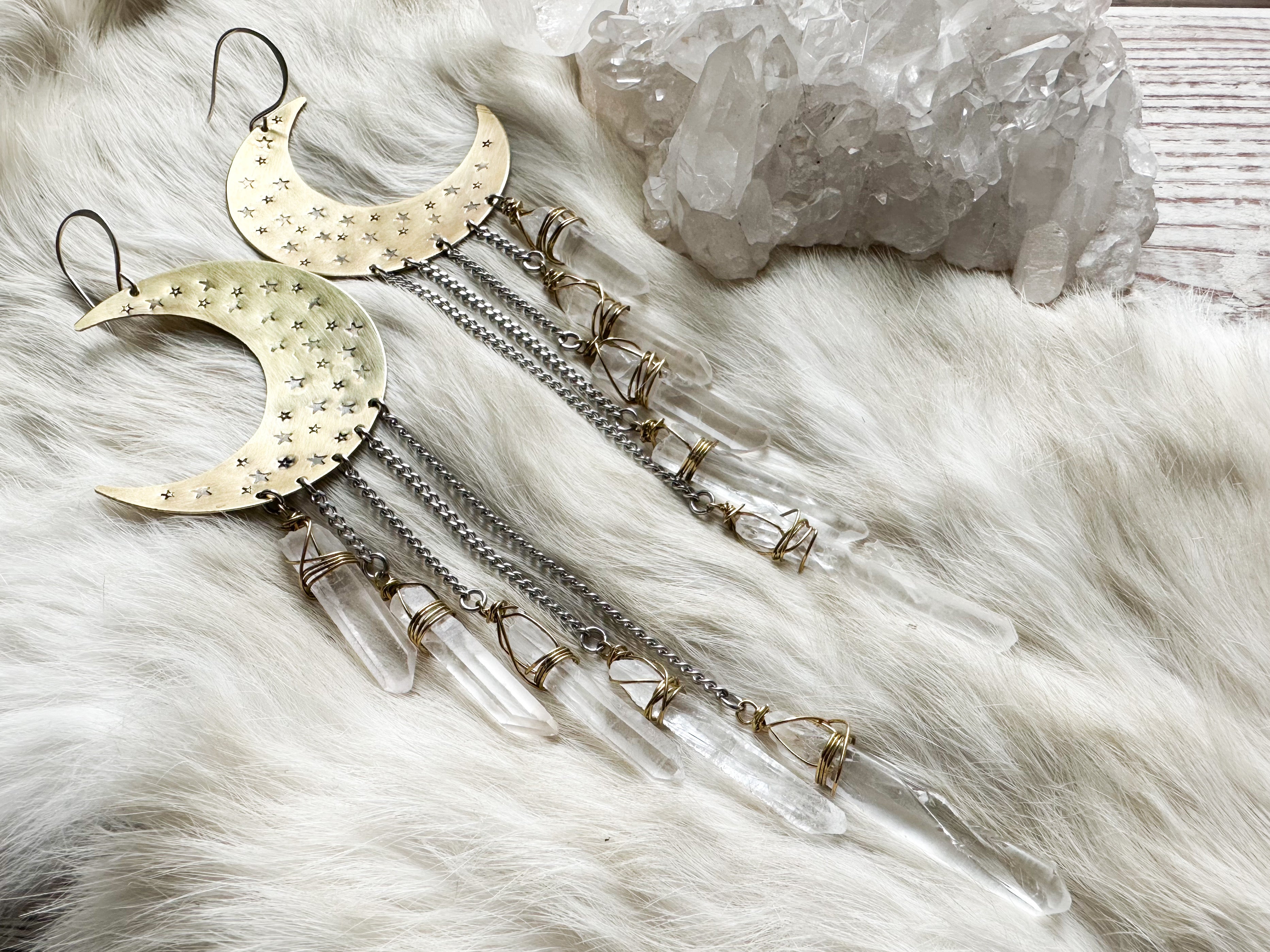 Celestial earrings- made to order