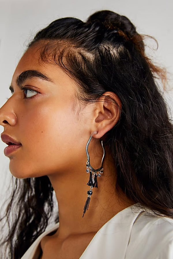 Free People Come Back Baby hoops earrings