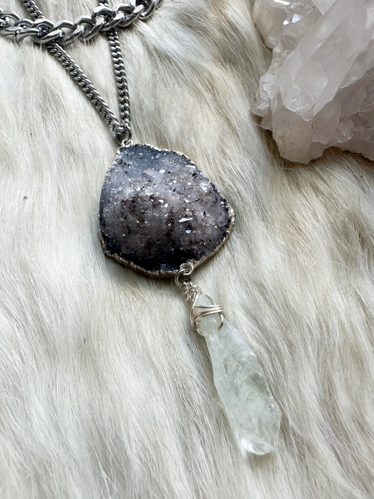 Luck Magic amulet layered necklace