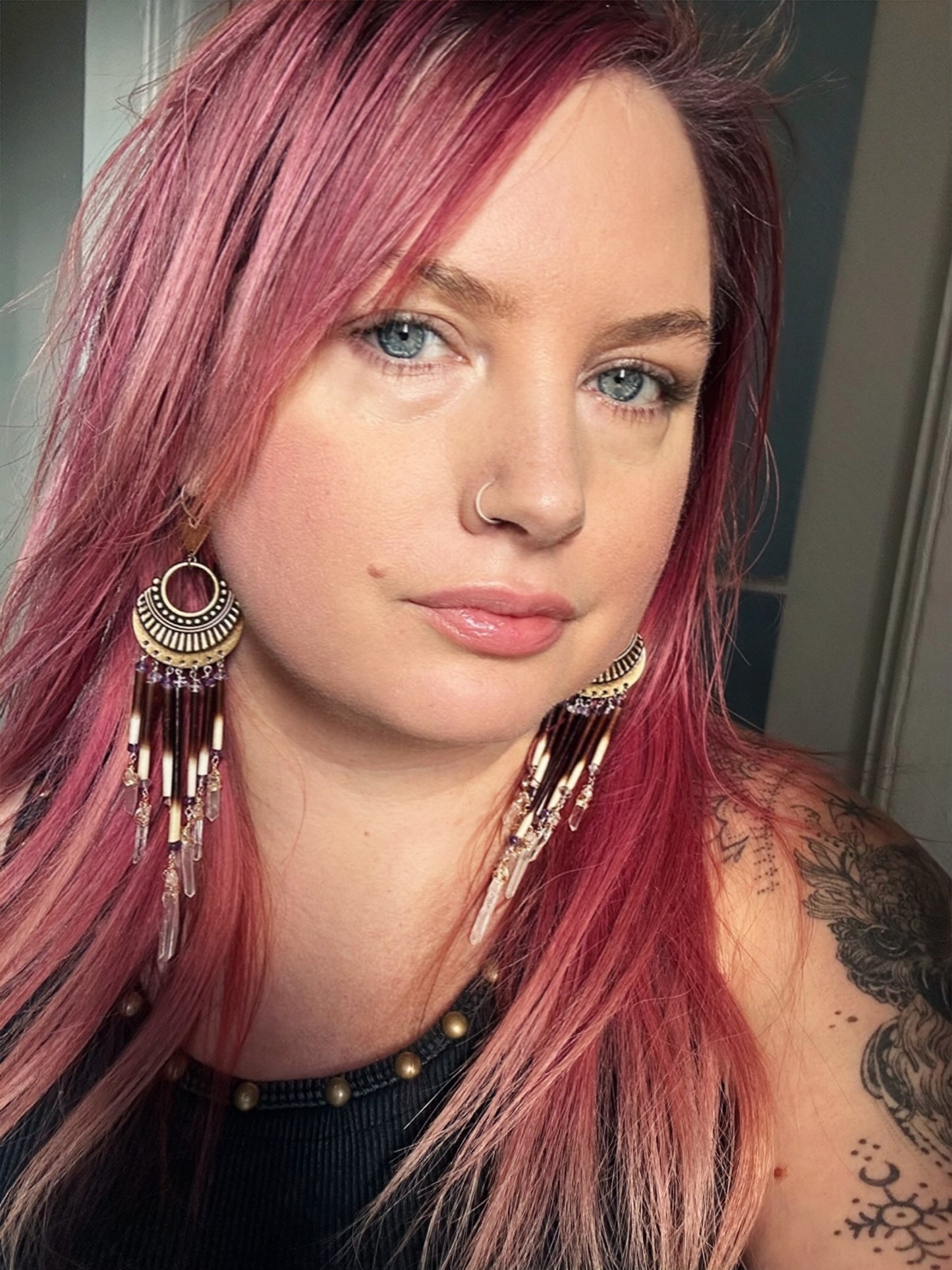 Nefertiti earrings