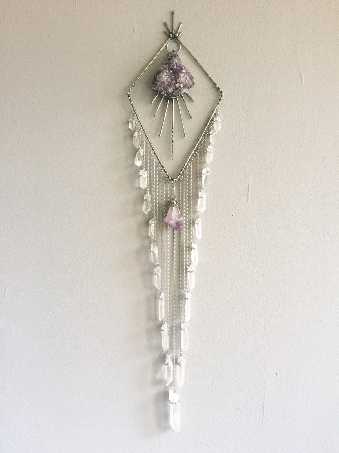 Amethyst starburst dream shield